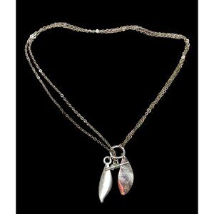 Whimsical Fairycore Leaf Charm Toggle Necklace